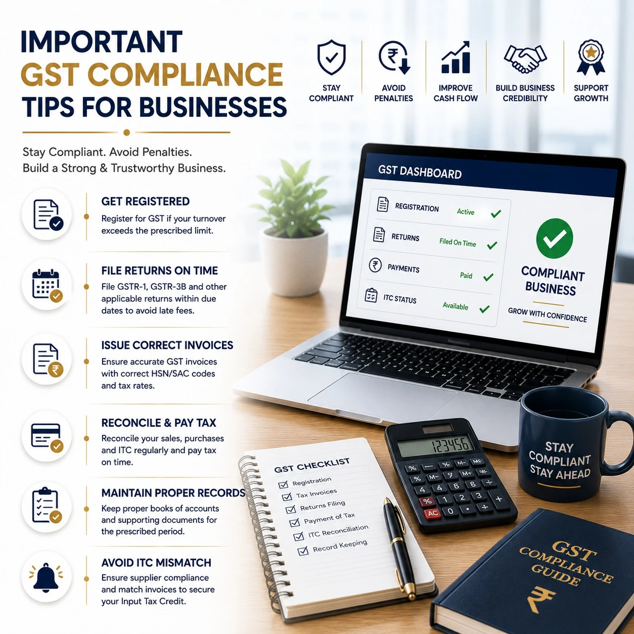 Important GST Compliance Tips for Businesses